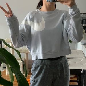Nike cropped sweatshirt